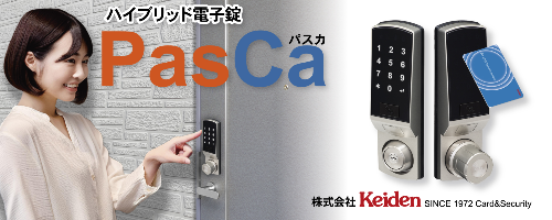 ハイブリッド電子錠PasCa